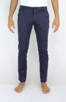 Panalone in raso elasticizzato blu 100% Made in Italy